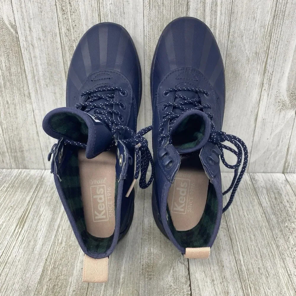 Keds Scout Splash Rain Boots Navy Blue Shoes - Women | Color: Blue/Pink Size 7 - Picture 6 of 9